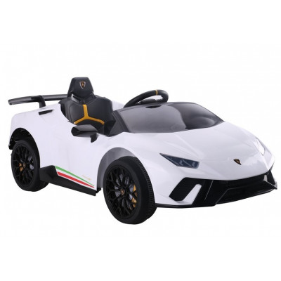 Elektrické autíčko - Lamborghini Huracan - nelakované - biele